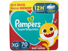 Fralda Descartável Pampers Supersequinha XG 70 Unidades Fralda Descartável Pampers Supersequinha XG 70 Unidades