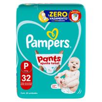 Fralda Descartável Pants Mega P 32 Unidades Pampers Fralda Descartável Pants Mega P 32 Unidades Pampers