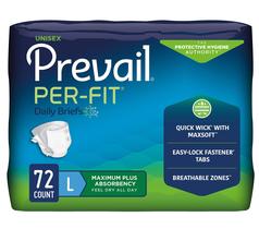 Fralda descartável para adultos Prevail Per-Fit Maximum Plus