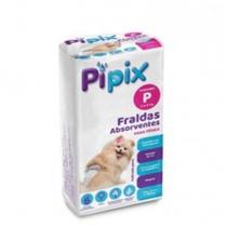 Fralda Descartável para Cães Fêmeas - Pipix - Tamanho P - 6 Unidades