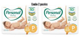 Fralda Descartável Personal Baby Premium Jumbo Combo 2 Unidades