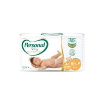 Fralda Descartável Personal Baby Premium Protection 3D Mega P 40 Unidades