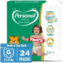 Fralda Descartável Personal Pants Baby Total Protect G 24 Unidades Fralda Descartável Personal Pants Baby Total Protect G 24 Unidades
