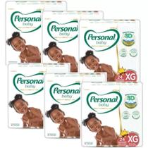 Fralda Descartavel Personal Premium Mega 6 Pacotes Tamanho XG Com 24 Unidades Cada