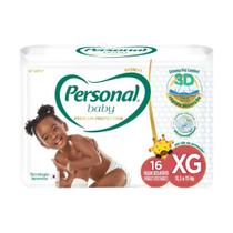 Fralda Descartável Personal Premium Tamanho XG - 12 Pacotes com 16 Fraldas - Total De 192 Tiras