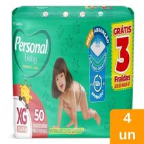 Fralda Descartável Personal Soft & Protect Hiper Tamanho XG - 4 Pacotes com 50 Tiras Fralda Descartável Personal Soft & Protect Hiper Tamanho XG - 4 Pacotes com 50 Tiras