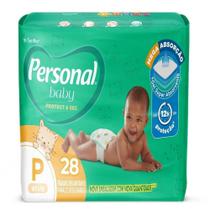 Fralda Descartável Personal Soft & Protect Jumbo Tamanho P - 12 Pacotes com 28 Fraldas - Total 336 Tiras