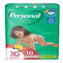 Fralda Descartável Personal Soft & Protect Jumbo Tamanho XG - 12 Pacotes com 18 Tiras