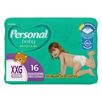 Fralda Descartável Personal Soft & Protect Jumbo Tamanho XXG - 12 Pacotes com 16 Fraldas - Total 192 Tiras