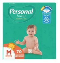 FRALDA DESCARTÁVEL PERSONAL SOFT & PROTECT M 5 A 9,5 KG Mega