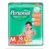 Fralda descartavel Personal Verde - M 16