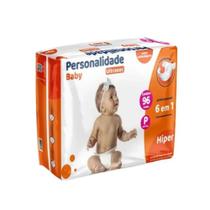 Fralda Descartavel Personalidade Baby P 96 unidades serve como RN