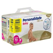 Fralda Descartável Personalidade Baby Total Care Bag - Tamanho P - 70 Unidades