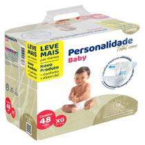 Fralda Descartável Personalidade Baby Total Care Bag - Tamanho XG - 48 Unidades