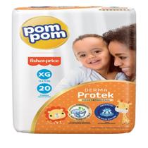 Fralda Descartavel Pompom Derma Protek Jumbo Xgc/20