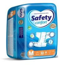Fralda Descartável Safety Confort Tamanho M com 30 Unidades