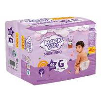 Fralda Descartável Shortinho Flock Baby G 60 Unidades