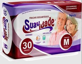 Fralda descartavel suavidade geriatrica m c/30 und Fralda descartavel suavidade geriatrica m c/30 und