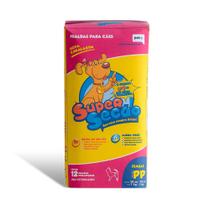 Fralda Descartável Super Secão para Cães Fêmea PP C/12 Und