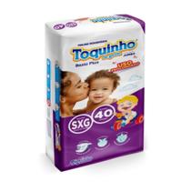 Fralda Descartavel Toquinho de Gente Basic Plus XXG x 40 Unidades - Diguinho