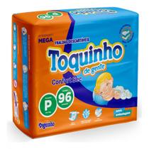 Fralda Descartável Toquinho De Gente Confort Sec Super - P 96 fraldas por pacote