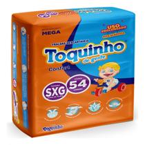Fralda Descartável Toquinho De Gente Confort Sec Super - SXG 54 fraldas por pacote Fralda Descartável Toquinho De Gente Confort Sec Super - SXG 54 fraldas por pacote