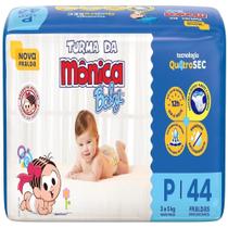 Fralda Descartável Turma da Mônica Econômica Pequena 6 Pacotes c/ 44 Fraldas Fralda Descartável Turma da Mônica Econômica Pequena 6 Pacotes c/ 44 Fraldas