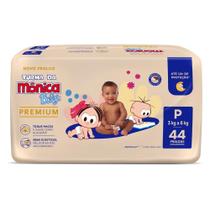Fralda descartavel turma da monica premium economica pequena 6x44
