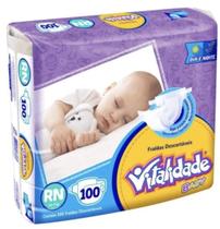 Fralda Destartável INFANTIL Mega Pacotão VITALIDADE BABY Fraldas Infantil Vitalidade Baby do RN AO X