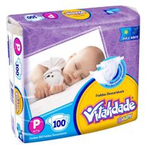 Fralda Destartável Pacotão Vitalidade Baby Hiper - Tamanho RN ao XXG