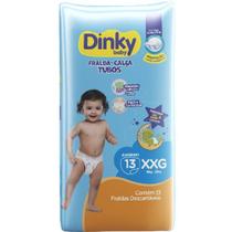 Fralda Dinky Baby Fralda-Calça Jumbinho Tamanho XXG 13 Unidade Fralda Dinky Baby Fralda-Calça Jumbinho Tamanho XXG 13 Unidade