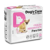 Fralda dogs care desc femea pp c/6 unds - pct