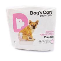 Fralda Dogs Care para Cães Fêmeas Tamanho M 12 unidades