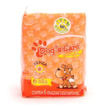 Fralda Dogs Care para Fêmeas - Pacote de 6 Unidades