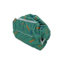 Fralda Ecológica Mini Pequenitas Bela Gil PUL - Cenourinhas Verde Folha