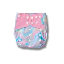 Fralda Ecológica Premium Reutilizável Bebê Tie Dye 3kg a 15kg Happy Flute