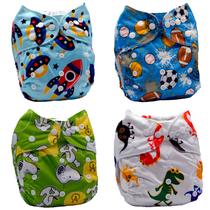 Fralda Ecológica Reutilizaveis 4 Fraldas+absorv