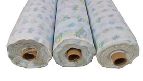Fralda Em Rolo Estampada 100% Algodão 25 Metros - Menino