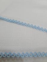 Fralda Estrela 120X80 Crochet Pacote C/ 3 Unidades Mabber