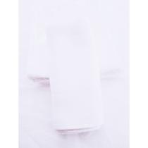 Fralda Estrela 80X80 Com Bainha PT C/ 6 UN Branco Mabber