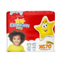 Fralda Estrelinha Hiper XG com 70 Unidades