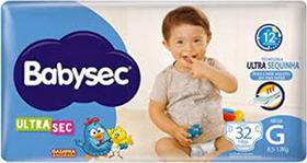 Fralda Galinha Pintadinha Babysec Ultrasec MEGA - Tam G - 32 unidades - OFERTA