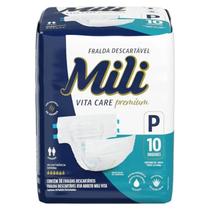 Fralda Geriátrica Adulto 10 Unidades Tam P - Mili Fralda Geriátrica Adulto 10 Unidades Tam P - Mili