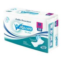 Fralda Geriátrica Adulto Descartável Unissex Pacotão Vitacare Mega 30 Unidades Tamanho M
