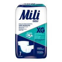 Fralda Geriátrica Adulto Mili Vita XG C-07 Fralda Geriátrica Adulto Mili Vita XG C-07