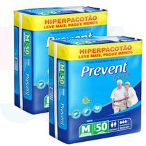 Fralda Geriátrica/adulto Prevent Care M - 2 Pacotes C/100un