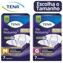 Fralda Geriátrica Adulto Tena Slip Noturna Jumbo 1 Pacote C/ 7 Unidades