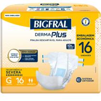 Fralda Geriátrica Bigfral Derma Plus G 16 Unidades Fralda Geriátrica Bigfral Derma Plus G 16 Unidades