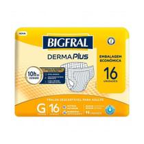 FRALDA GERIÁTRICA BIGFRAL DERMA PLUS G 16un FRALDA GERIÁTRICA BIGFRAL DERMA PLUS G 16un