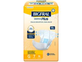 Fralda Geriátrica Bigfral Derma Plus G 7 Unidades